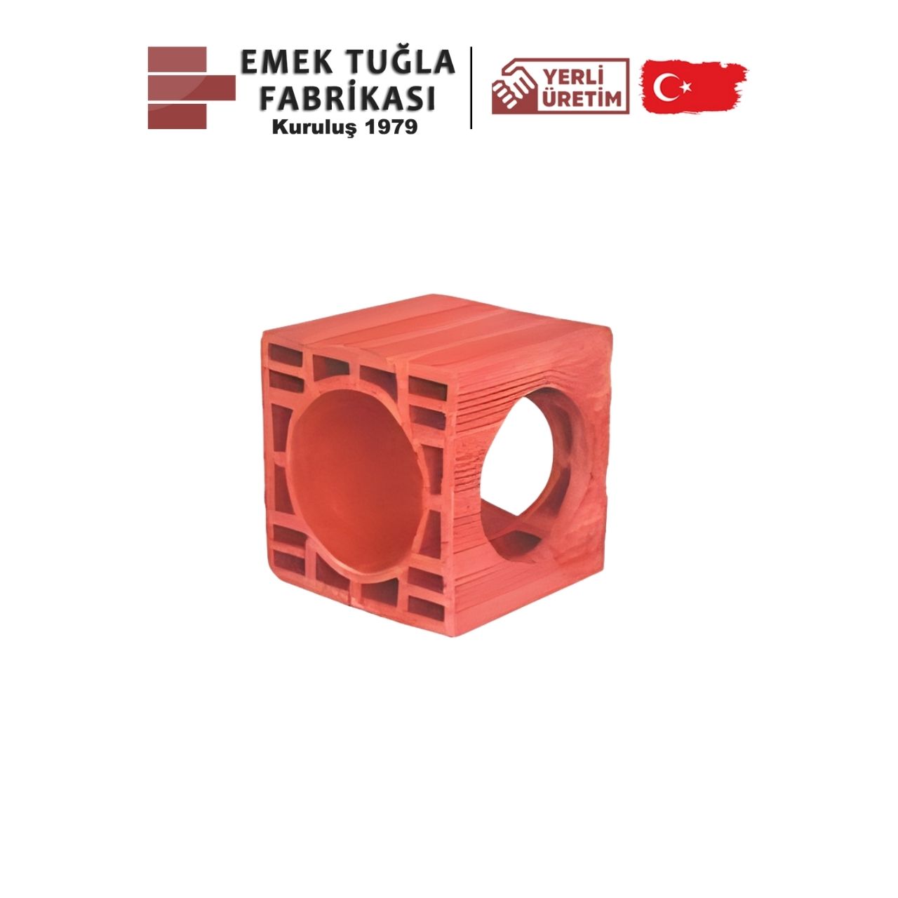  Delikli Yuvarlak Baca Tuğla